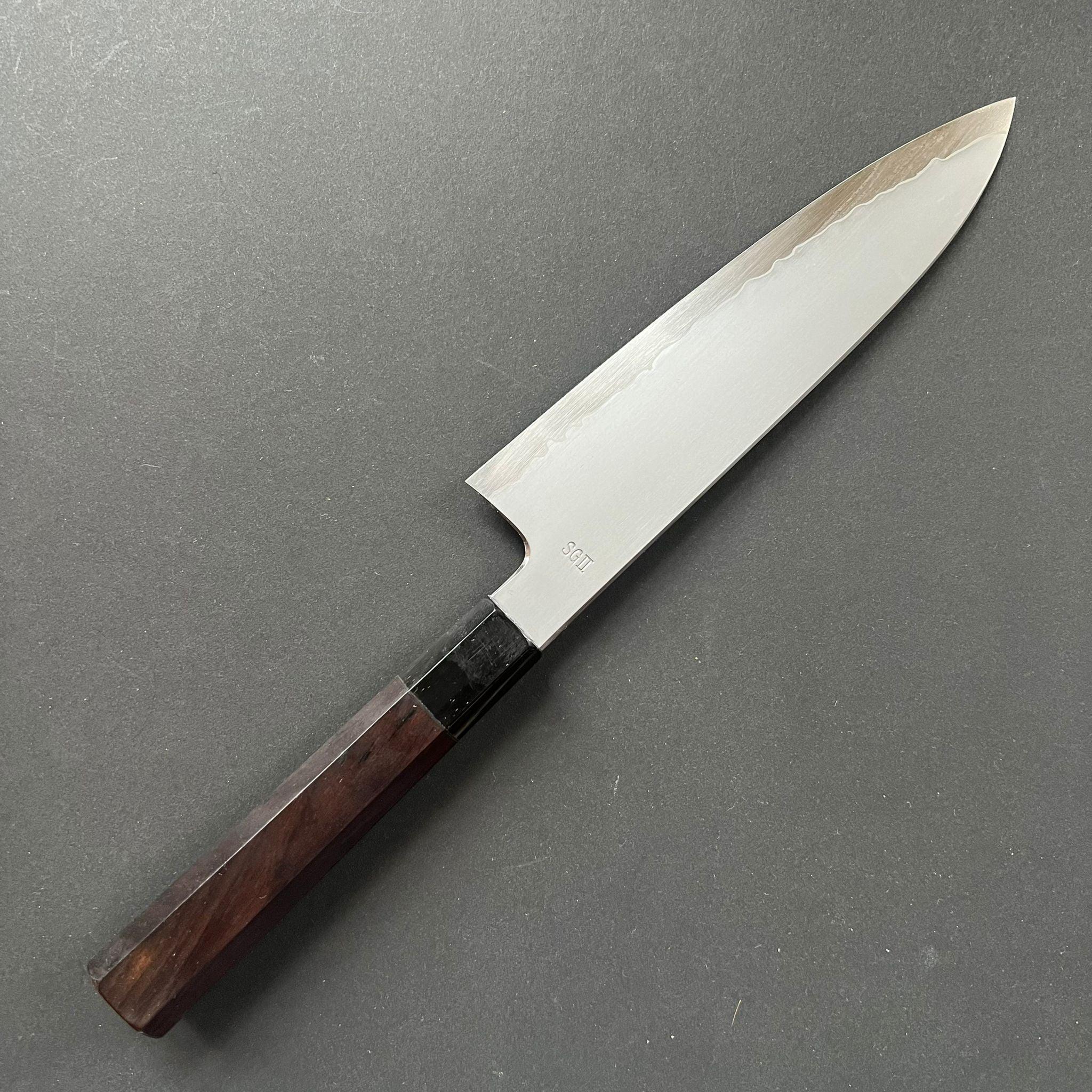 Gyuto knife, SG2 stainless steel, Kasumi finish - Myojin - Kitchen Provisions