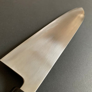Gyuto knife, Aogami 2 carbon steel with stainless steel cladding, polished finish - Shinichi Watanabe