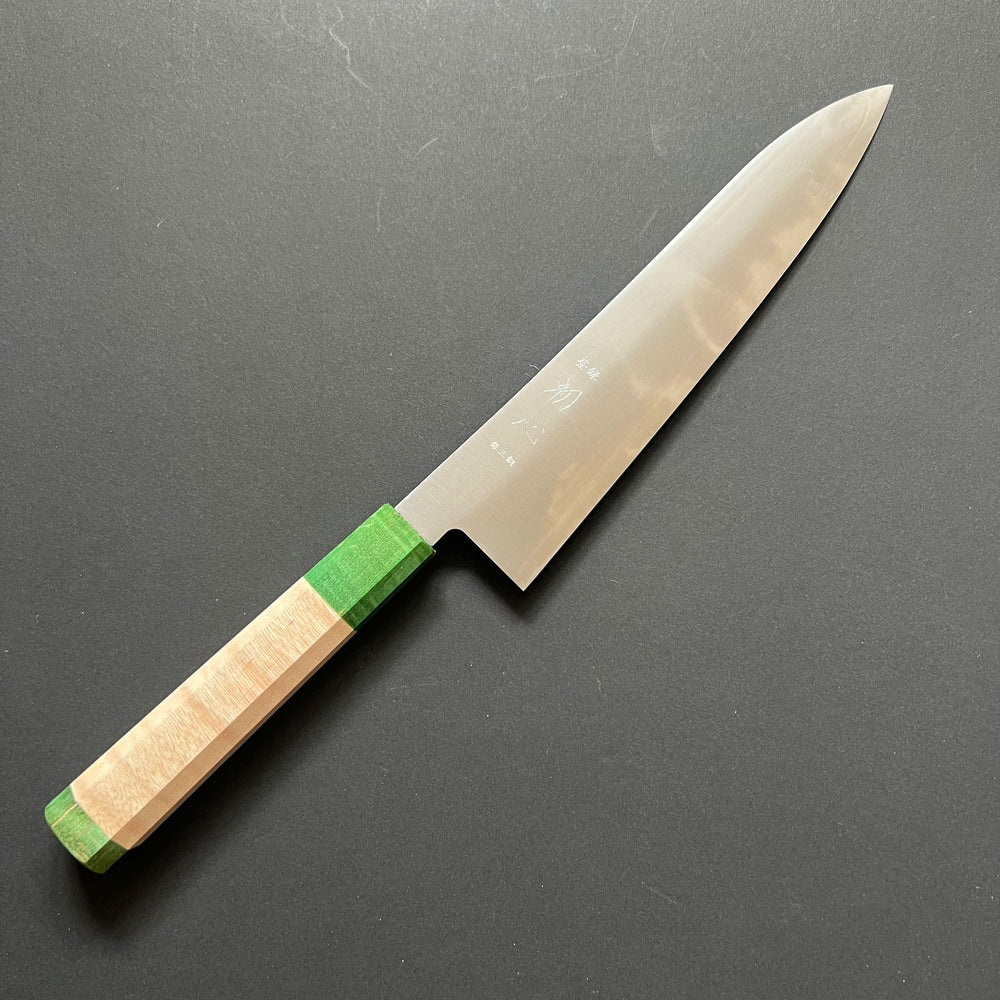 Gyuto knife, Ginsan stainless steel, Polished finish, Hayabusa range - Hatsukokoro