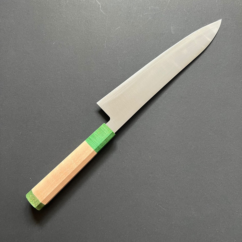 Gyuto knife, Ginsan stainless steel, Polished finish, Hayabusa range - Hatsukokoro