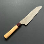 Kengata Gyuto knife, VG10 stainless steel, Damascus Tsuchime finish, Wa handle - Sakai Takayuki