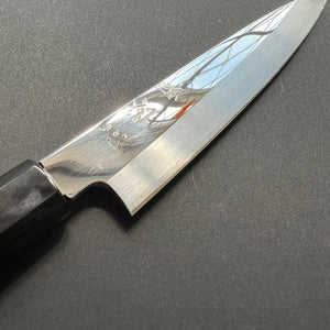 Petty knife, Shirogami 3 Honyaki, Polished finish - Nakagawa Hamono