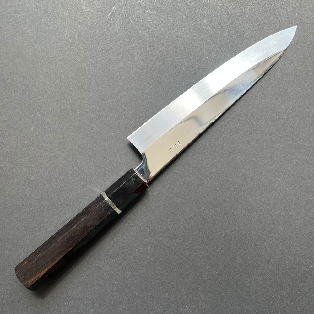 Gyuto knife, Shirogami 3 Honyaki, Polished finish - Nakagawa Hamono