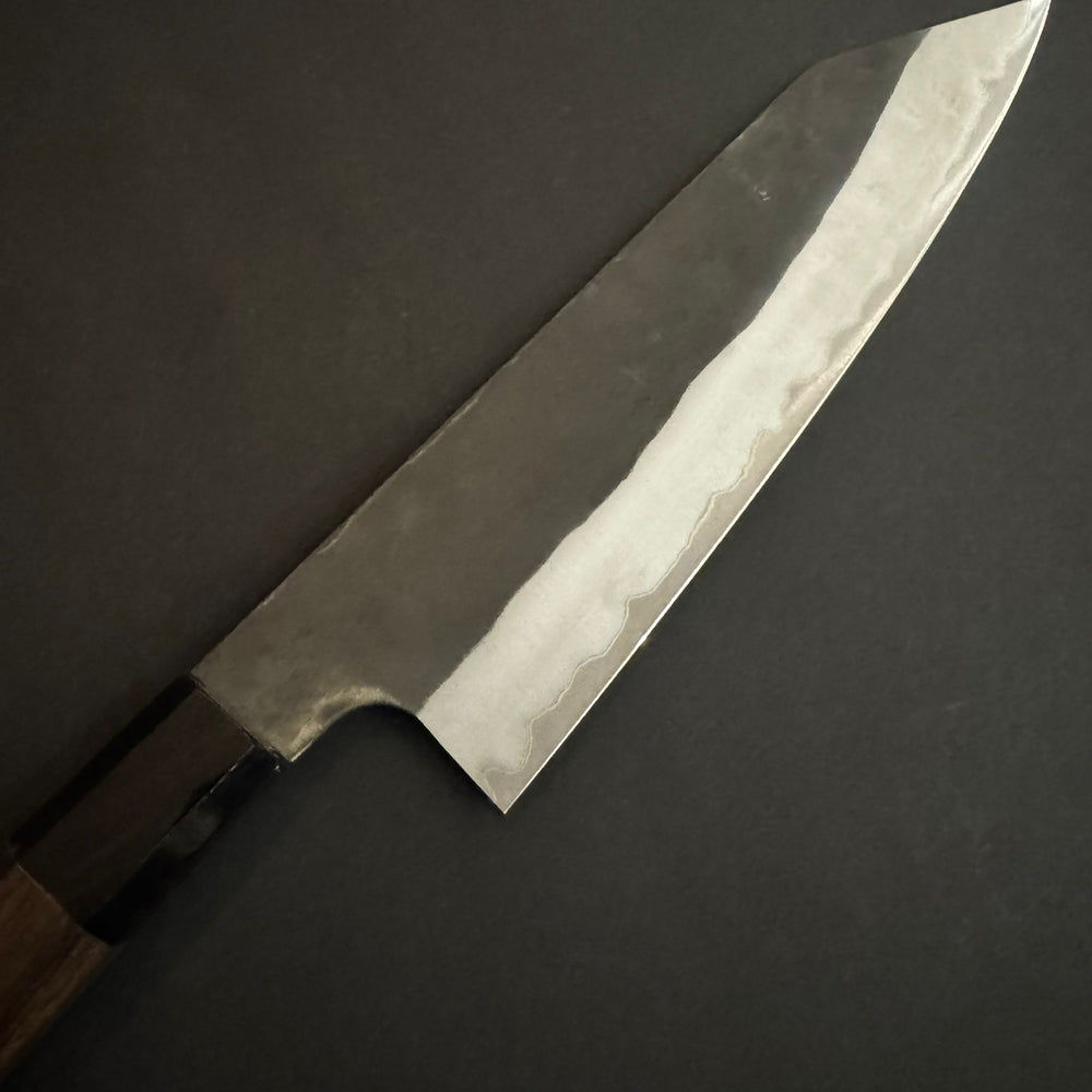 Kiritsuke Gyuto knife, Aogami Super carbon steel with Stainless Steel cladding, Kurouchi finish - Kenshiro Hatono