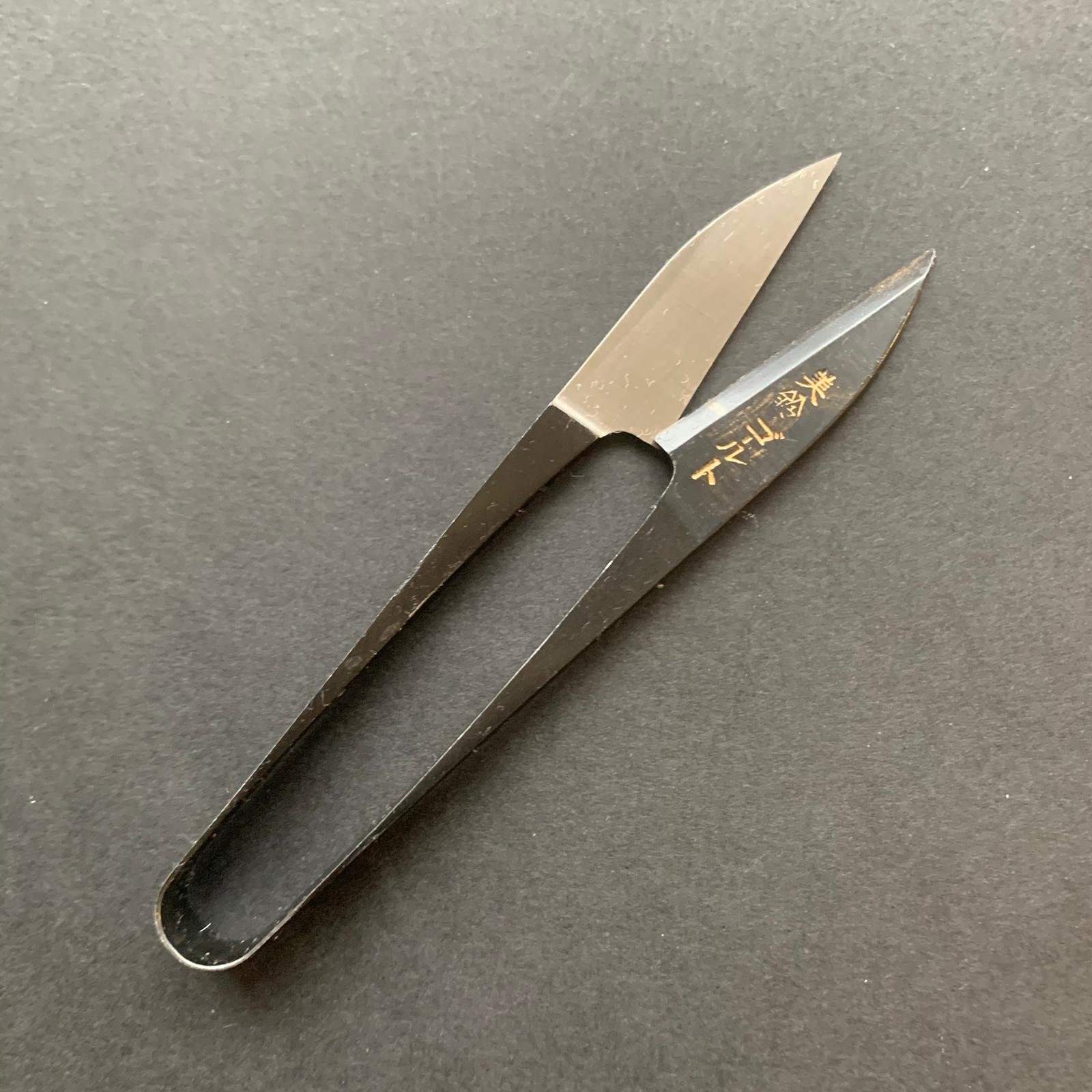 Nigiri hasami - Japanese fabric snips, Misuzu - Gold (left handed) - Kitchen Provisions