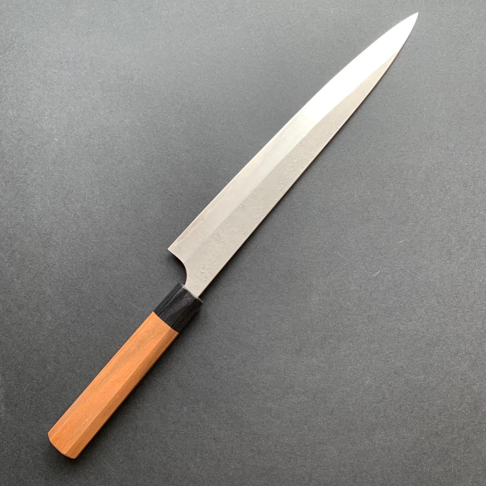 Sujihiki knife, Ginsan stainless steel, nashiji finish - Kanehiro - Kitchen Provisions