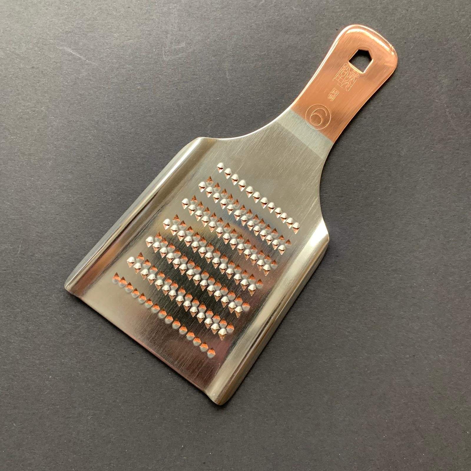 Handmade oroshigane metal grater - copper, Shinzo-do - Kitchen Provisions
