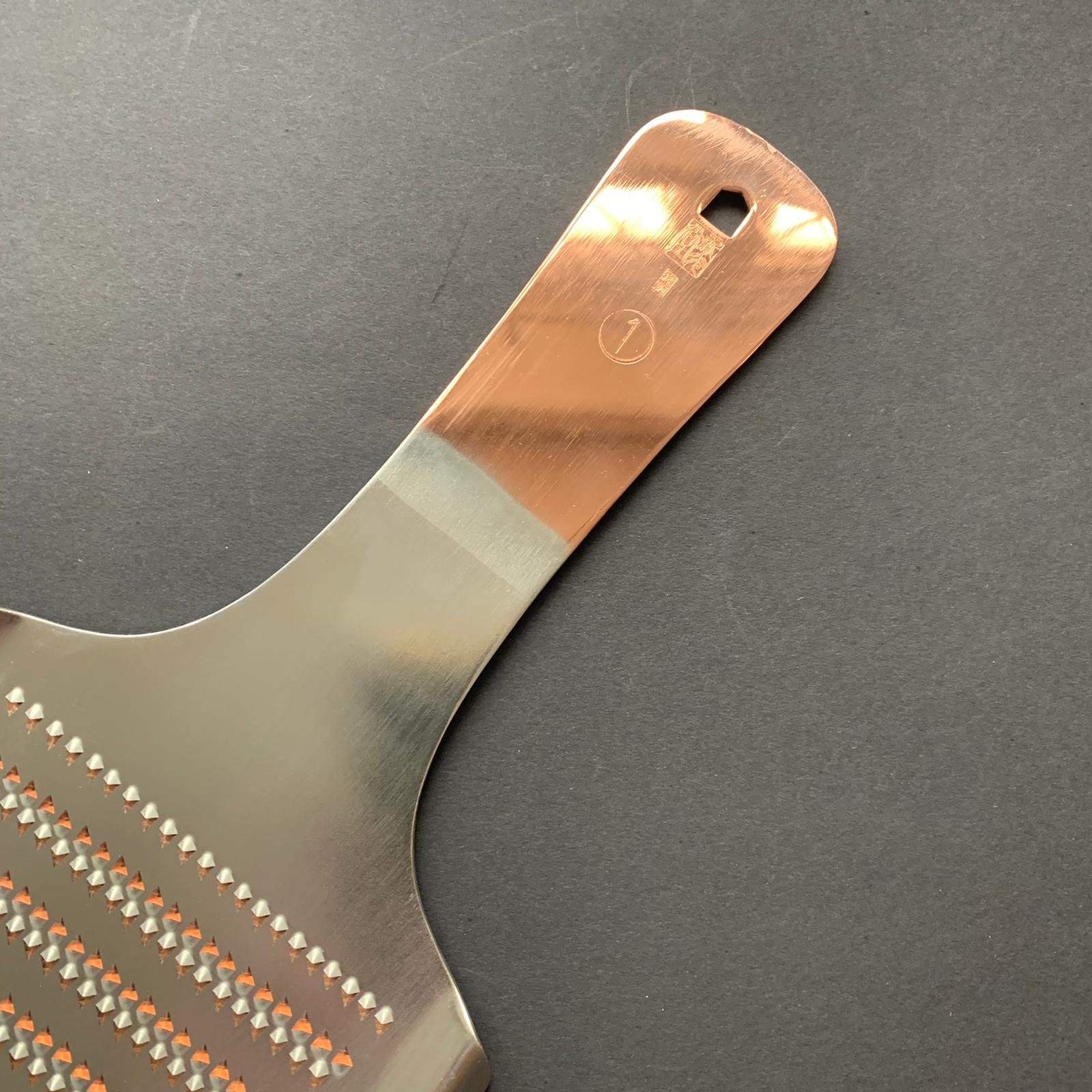Handmade oroshigane metal grater - copper, Shinzo-do - Kitchen Provisions