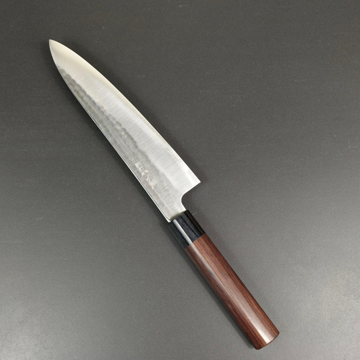 Gyuto knife, SLD semi-stainless steel, tsuchime finish - Ohishi - Kitchen Provisions