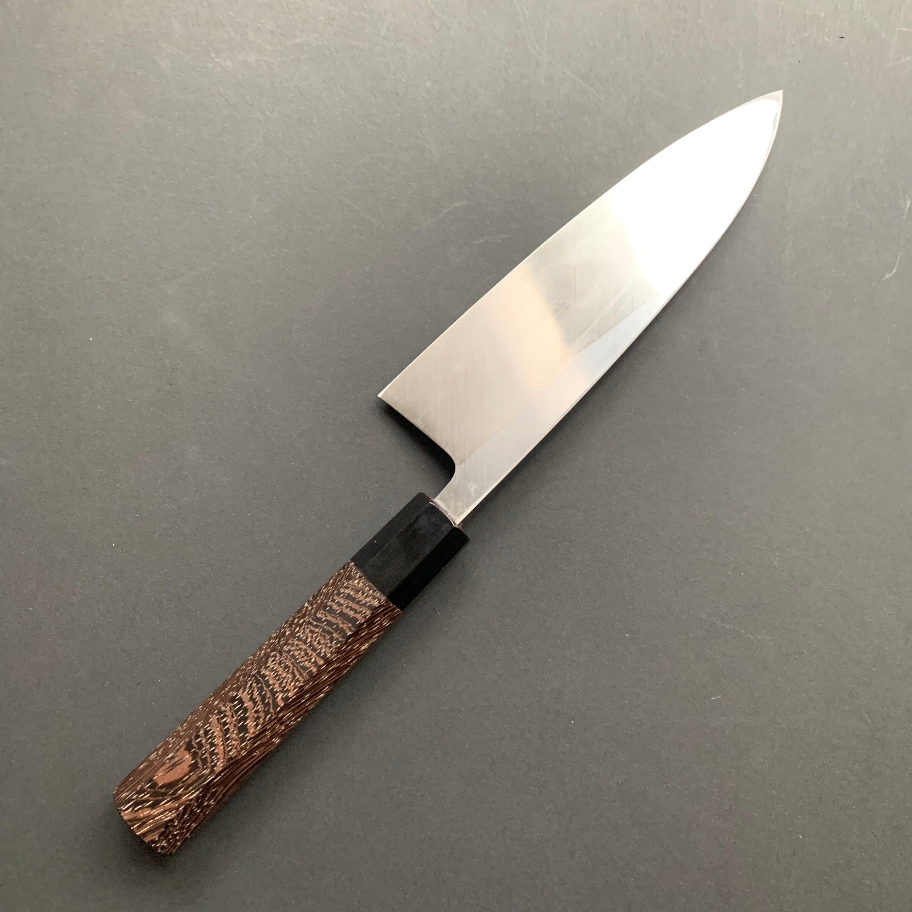 Deba knife, Shirogami 2, polished finish - Hatsukokoro Shirasagi - Kitchen Provisions