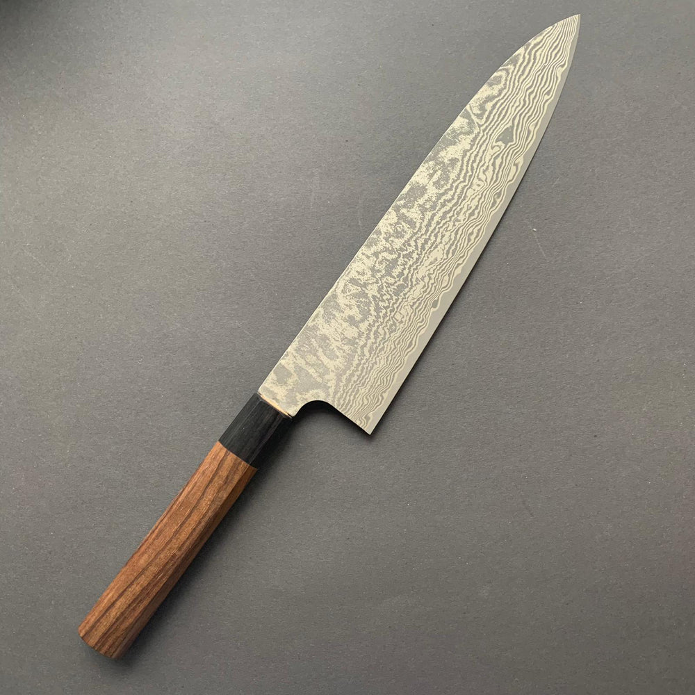 Gyuto knife, SG2 powder steel, damascus finish - Kamo - Kitchen Provisions