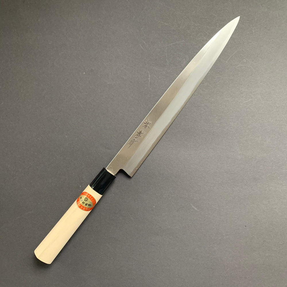 Yanagiba knife, Shirogami 3, polished finish - Sakai Takayuki - Kitchen Provisions
