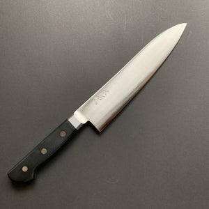 Gyuto knife, Aogami Super core with stainless steel cladding, migaki finish - Ohishi - Kitchen Provisions