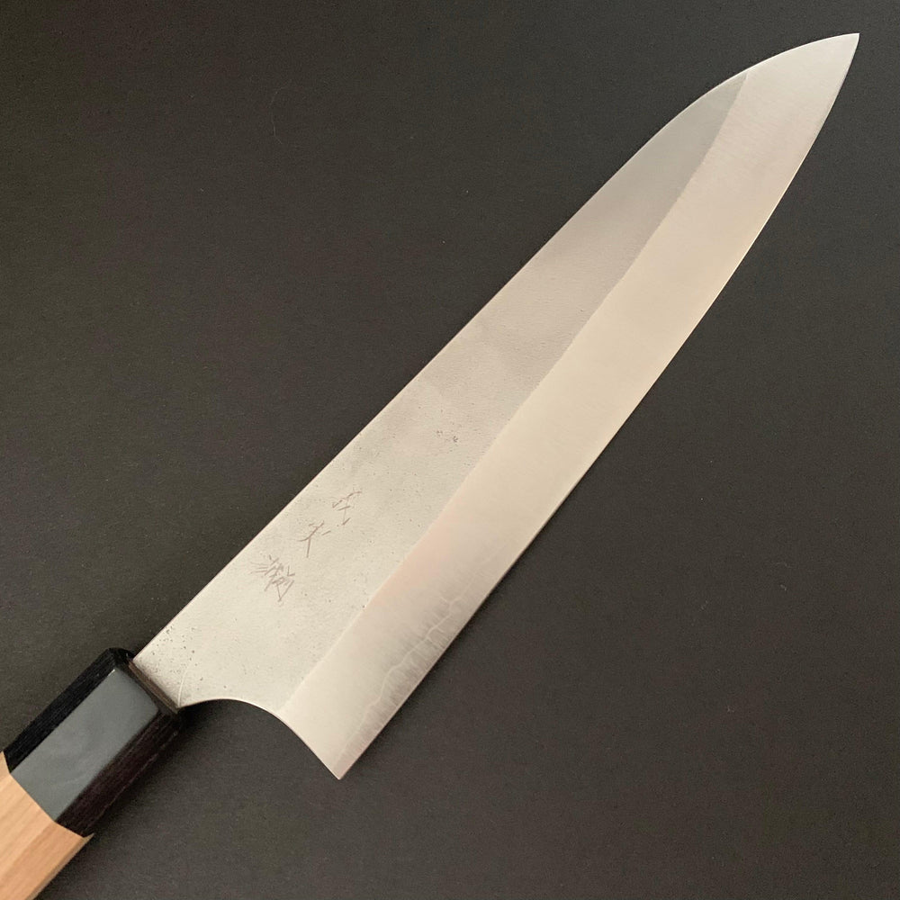 Gyuto knife, Ginsan stainless steel, nashiji finish - Kanehiro - Kitchen Provisions