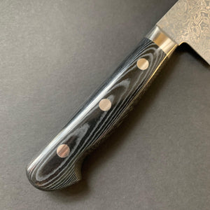 Santoku knife, VG10 stainless steel, western handle, damascus finish - Kato - Kitchen Provisions