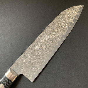 Santoku knife, VG10 stainless steel, western handle, damascus finish - Kato - Kitchen Provisions
