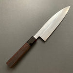 Tall Petty knife, Aogami 2 Carbon steel with Watetsu cladding, Kasumi finish, honwarikomi construction - Miyazaki