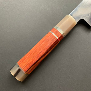 Honyaki Gyuto knife, Shirogami 2 Carbon steel, mirror polish finish - Ikeda