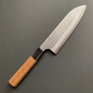 Santoku knife, SG2 powder steel, Tsuchime finish - Nigara