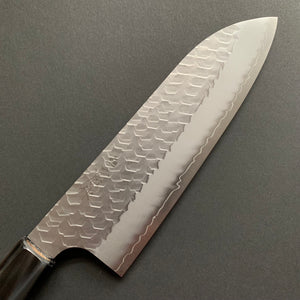 Santoku knife, SG2 powder steel, Tsuchime finish - Nigara