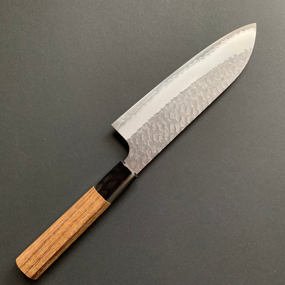 Santoku knife, SG2 powder steel, Tsuchime finish - Nigara