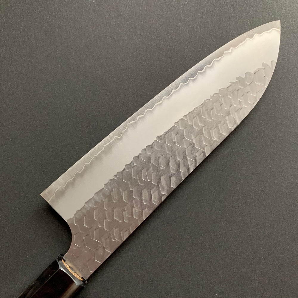Santoku knife, SG2 powder steel, Tsuchime finish - Nigara