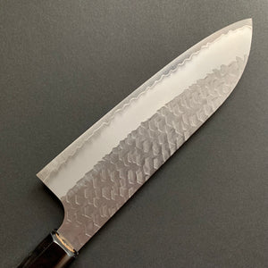 Santoku knife, SG2 powder steel, Tsuchime finish - Nigara