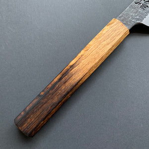 Sakimaru Yanagiba knife, Aogami 2 carbon steel with iron cladding, Kurouchi and Tsuchime finish, Homura series - Sakai Takayuki