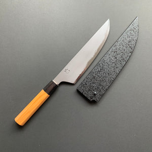 Kogetsu Gyuto knife, Aogami 2 carbon steel with iron cladding, Kasumi finish, Homura series - Sakai Takayuki