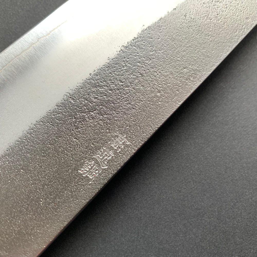 Gyuto knife, SKD tool steel, nashiji finish (teak handle) - Yoshikane