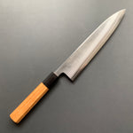 Gyuto knife, SKD tool steel, nashiji finish (teak handle) - Yoshikane