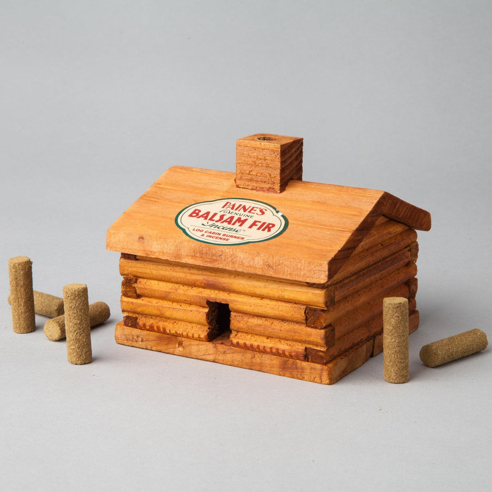 Paine's log cabin incense burner - Kitchen Provisions