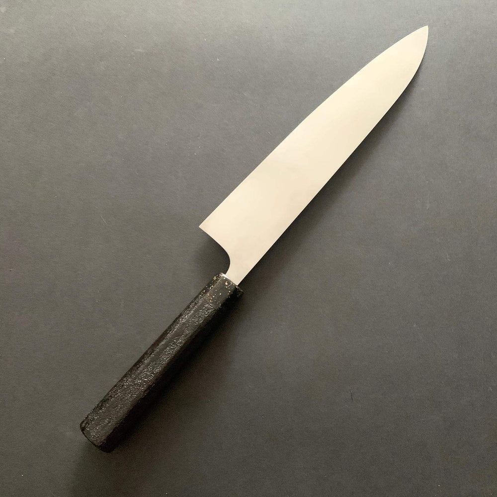 Single Bevel Gyuto knife, SG2 powder steel, polished tsuchime finish - Yu Kurosaki - Kitchen Provisions