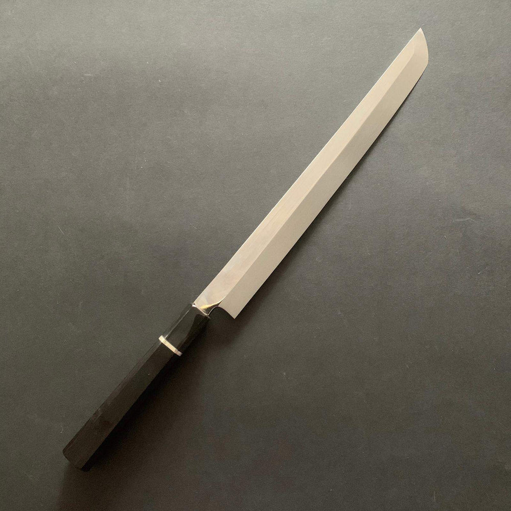 Sakimaru knife, Shirogami 2 Honyaki, mirror finish  - Togashi Kenji - Kitchen Provisions