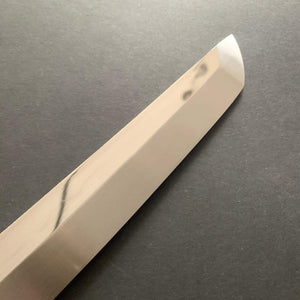 Sakimaru knife, Shirogami 2 Honyaki, mirror finish  - Togashi Kenji - Kitchen Provisions