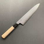 Gyuto Knife, Aogami 1 with iron cladding, Damascus finish, Kikuzuki Uzu range - Sakai Kikumori - Kitchen Provisions