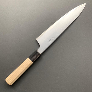 
            
                Load image into Gallery viewer, Gyuto Knife, Aogami 1 with iron cladding, Damascus finish, Kikuzuki Uzu range - Sakai Kikumori - Kitchen Provisions
            
        