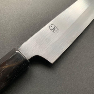 Petty Knife, Shirogami 2 with iron cladding, Kasumi finish, Kikuzuki Kasumi range - Sakai Kikumori - Kitchen Provisions