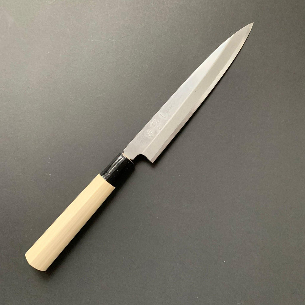 Yanagiba Knife, Shirogami 2 Carbon Steel, Iron Clad, Polished Finish - Ittetsu - Kitchen Provisions