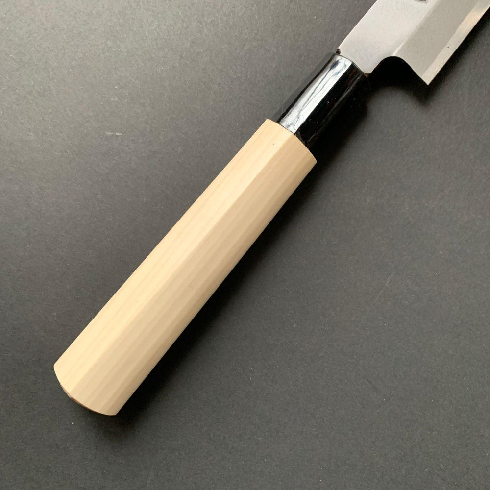 Yanagiba Knife, Shirogami 2 Carbon Steel, Iron Clad, Polished Finish - Ittetsu - Kitchen Provisions