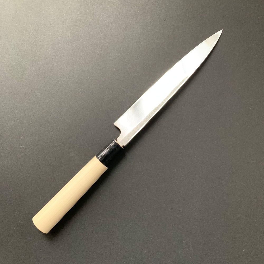 Yanagiba Knife, Shirogami 2 Carbon Steel, Iron Clad, Polished Finish - Ittetsu - Kitchen Provisions