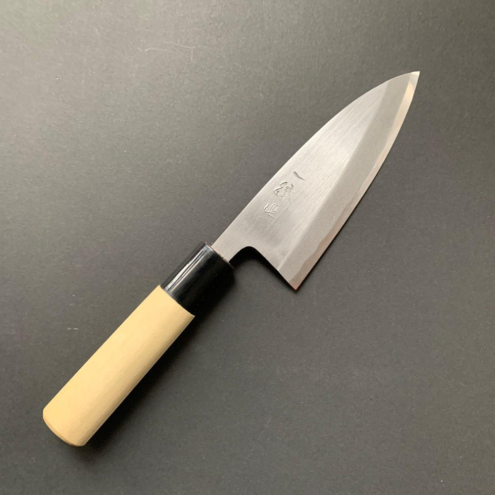 Deba Knife, Shirogami 2 Carbon Steel, Iron Clad, Polished Finish - Ittetsu - Kitchen Provisions