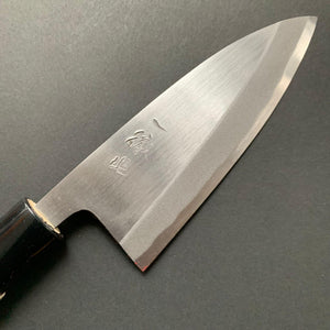 Deba Knife, Shirogami 2 Carbon Steel, Iron Clad, Polished Finish - Ittetsu - Kitchen Provisions