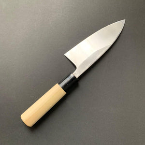 Deba Knife, Shirogami 2 Carbon Steel, Iron Clad, Polished Finish - Ittetsu - Kitchen Provisions