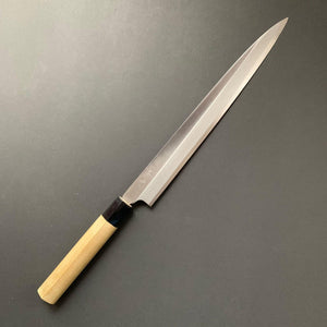 Yanagiba Knife, Stamped Shirogami 2 Carbon Steel, Iron Clad, Polished Finish - Ittetsu - Kitchen Provisions