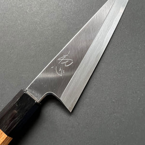 Honesuki knife, Single Beveled, Shirogami 2, polished finish - Hatsukokoro Shirasagi - Kitchen Provisions
