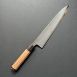 Gyuto knife, Shirogami 2 carbon steel, Kurouchi Tsuchime finish - Yoshikane - Kitchen Provisions