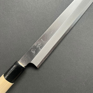 Yanagiba Knife, Stamped Shirogami 2 Carbon Steel, Iron Clad, Polished Finish - Ittetsu - Kitchen Provisions