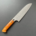 Santoku knife, SG2 stainless steel, Damascus finish, Western style Ironwood handle - Saji - Kitchen Provisions