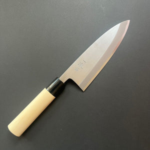 Deba Knife, Shirogami 2 Carbon Steel, Iron Clad, Polished Finish - Ittetsu - Kitchen Provisions